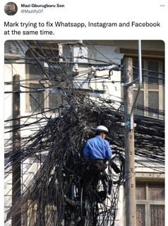 Facebook, Instagram and What'sApp go offline...